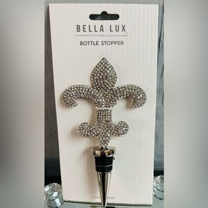 Bella Lux Fleur-de-Lis Bottle Stopper